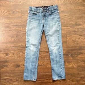 Levi’s Original Perfect Waist Straight 525 Denim Jeans Youth Girls Size 14